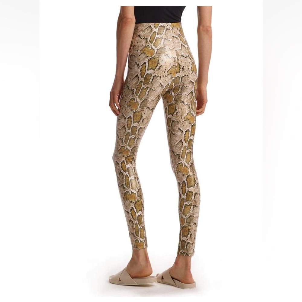 Commando Python Print Faux Leather Chic Punk Rock… - image 2